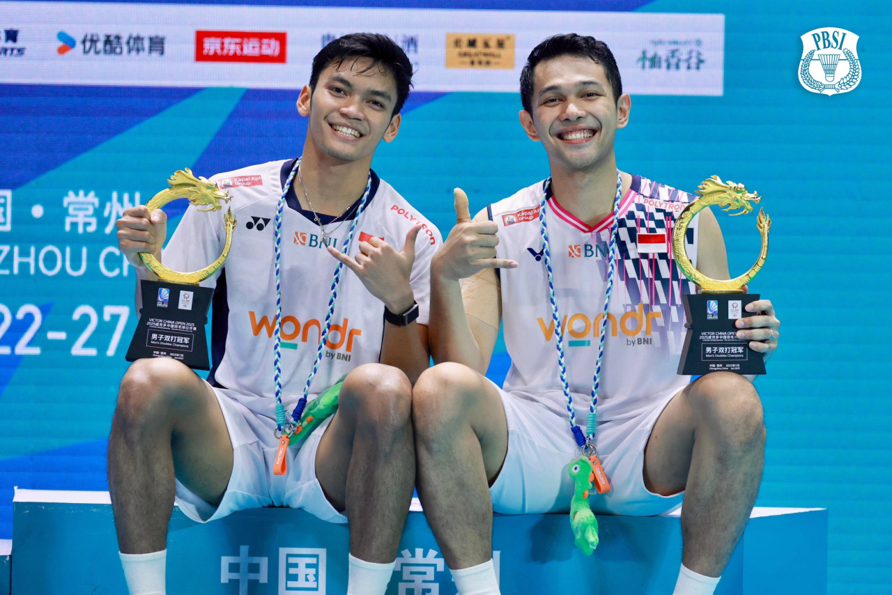 Fajar/Fikri Juara China Open 2025