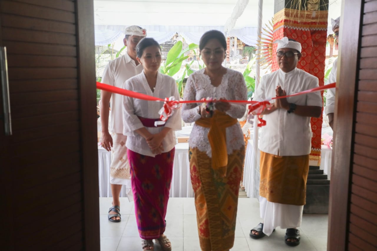 Bunda PAUD Kabupaten Badung Resmikan Gedung Baru TK Shanti Kumara III Sempidi