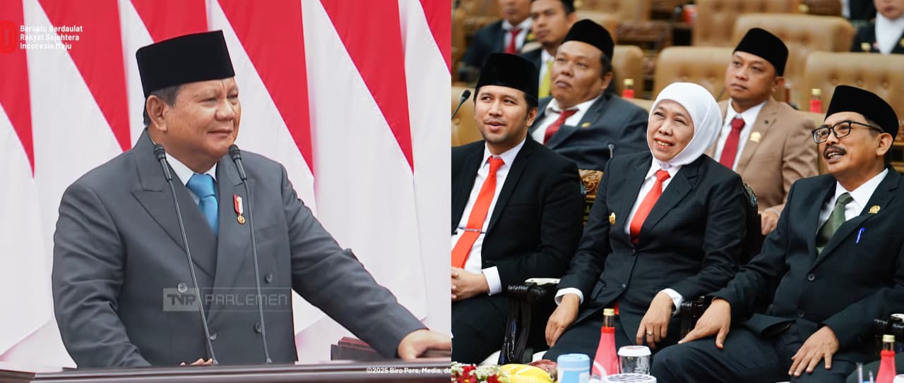 Pidato Presiden Prabowo Soal Indonesia Incorporated, Gubernur Khofifah: Lecut Semangat Pembangunan