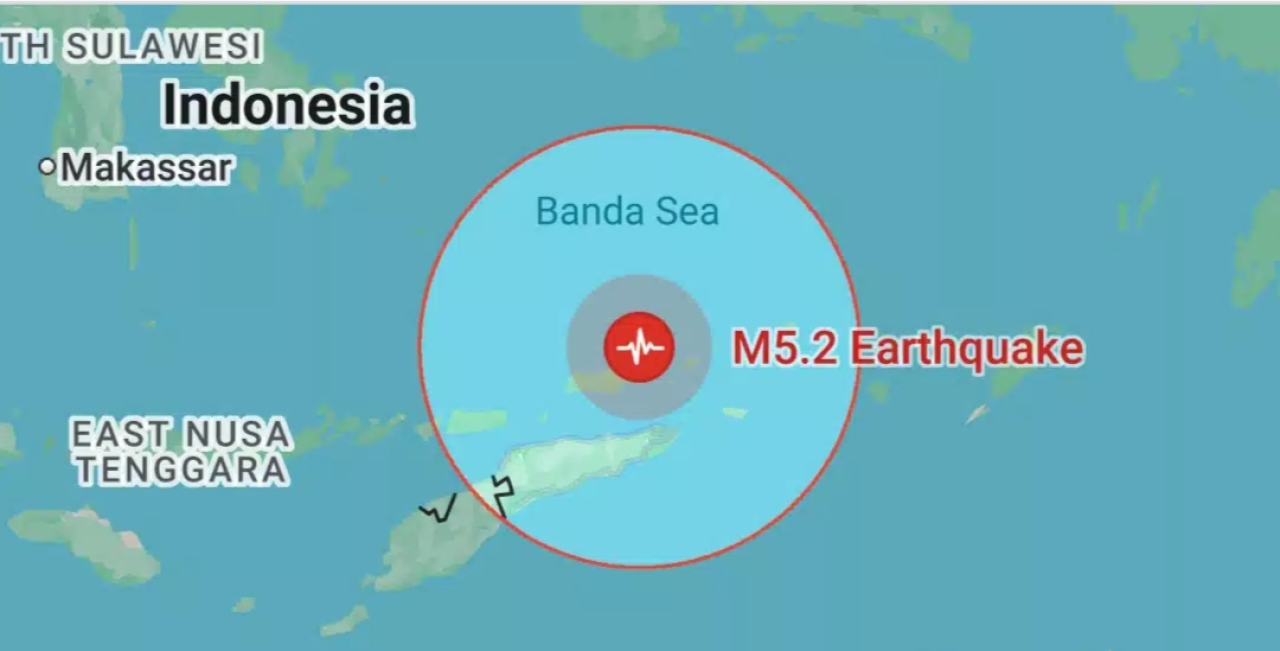 Gempa Maluku M 5,2 Tidak Berpotensi Tsunami