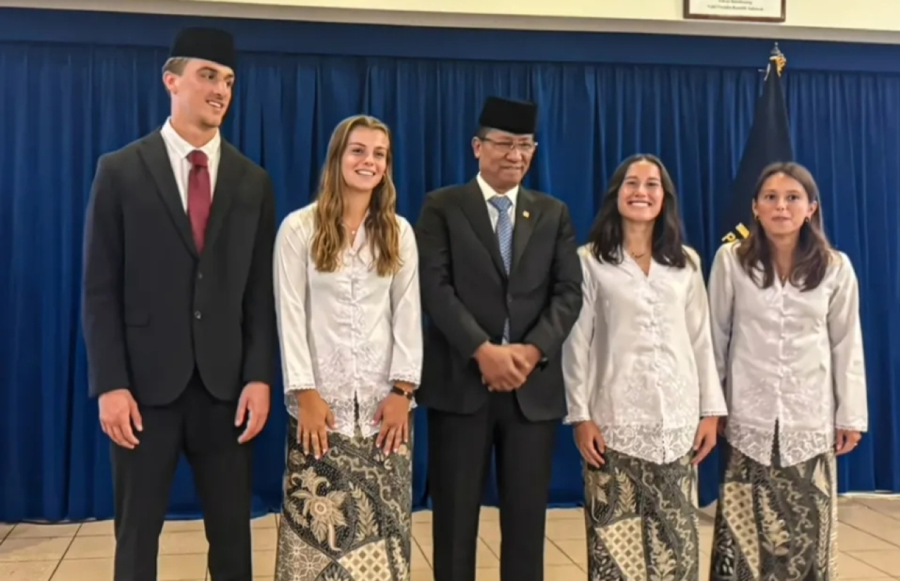Mauro Zijlstra dan 3 Pemain Putri Sah Jadi WNI