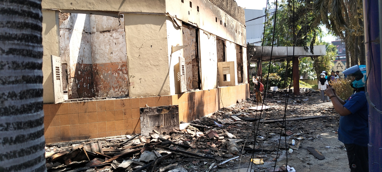 Kondisi Terkini Polsek Tegalsari Surabaya Usai Dibakar