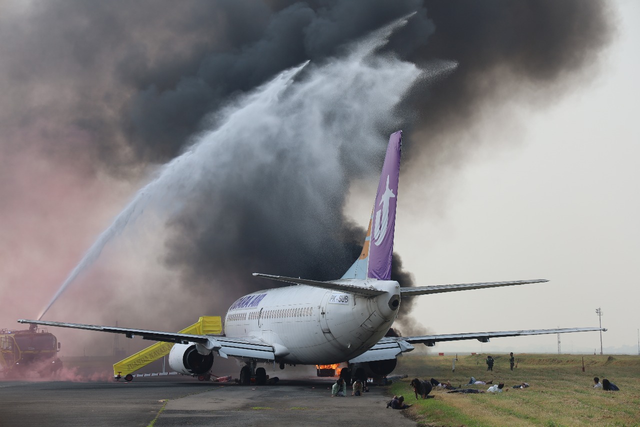 Uji Kemampuan dan Kesigapan, Bandara Juanda Gelar Airport Emergency Exercise Skala Besar