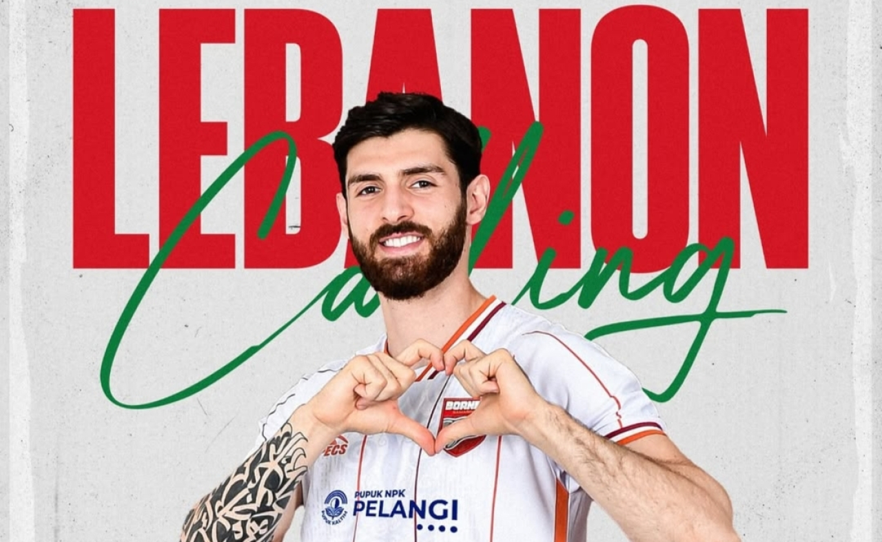 Mohammad Baker Pemain Borneo FC Membela Lebanon Vs Timnas Indonesia di FIFA Matchday