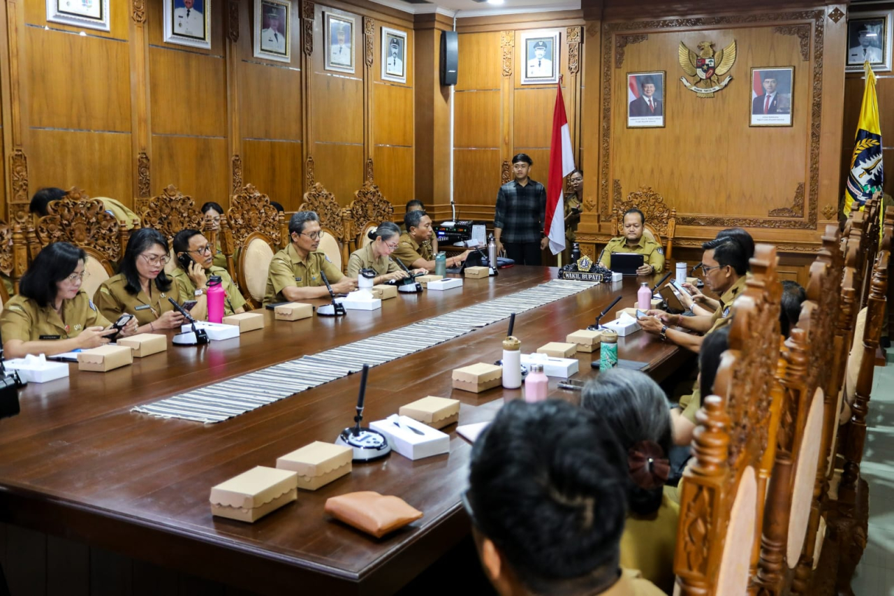 Wabup Badung Ikuti Rakor Pengendalian Inflasi Tahun 2025