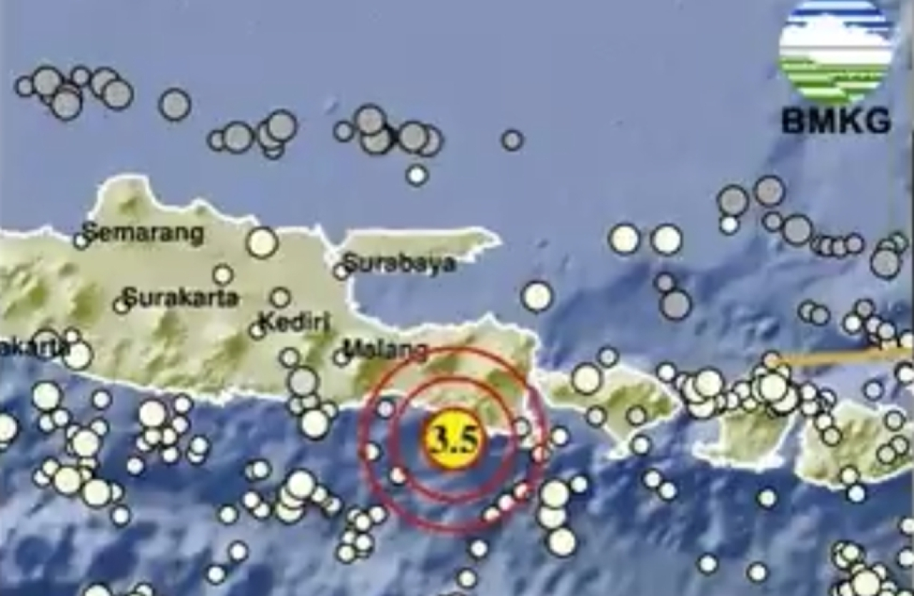 Gempa Jember Magnitudo 3,5