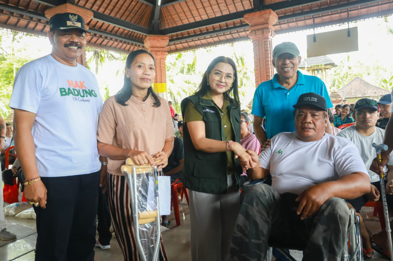 K3S Badung Gelar Aksi Sosial Pemeriksaan Kesehatan dan Penyerahan Bantuan Bagi PPKS
