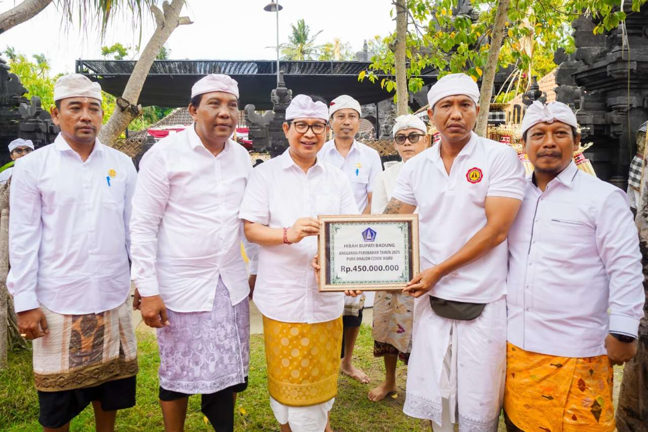 Karya Mamungkah, Ngenteg Linggih di Pura Dalem Cedok Waru, Kuta