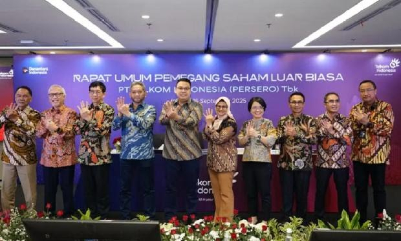 Rapat Umum Pemegang Saham Luar Biasa (RUPSLB) Telkom. (Foto: Dokumentasi Telkom)