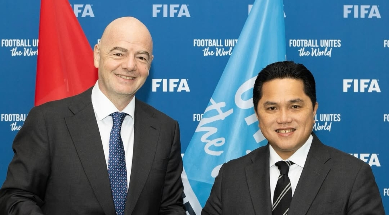 Presiden FIFA Doakan Menpora Erick Thohir Bekerja dengan Baik, Rangkap Jabatan Ketum PSSI
