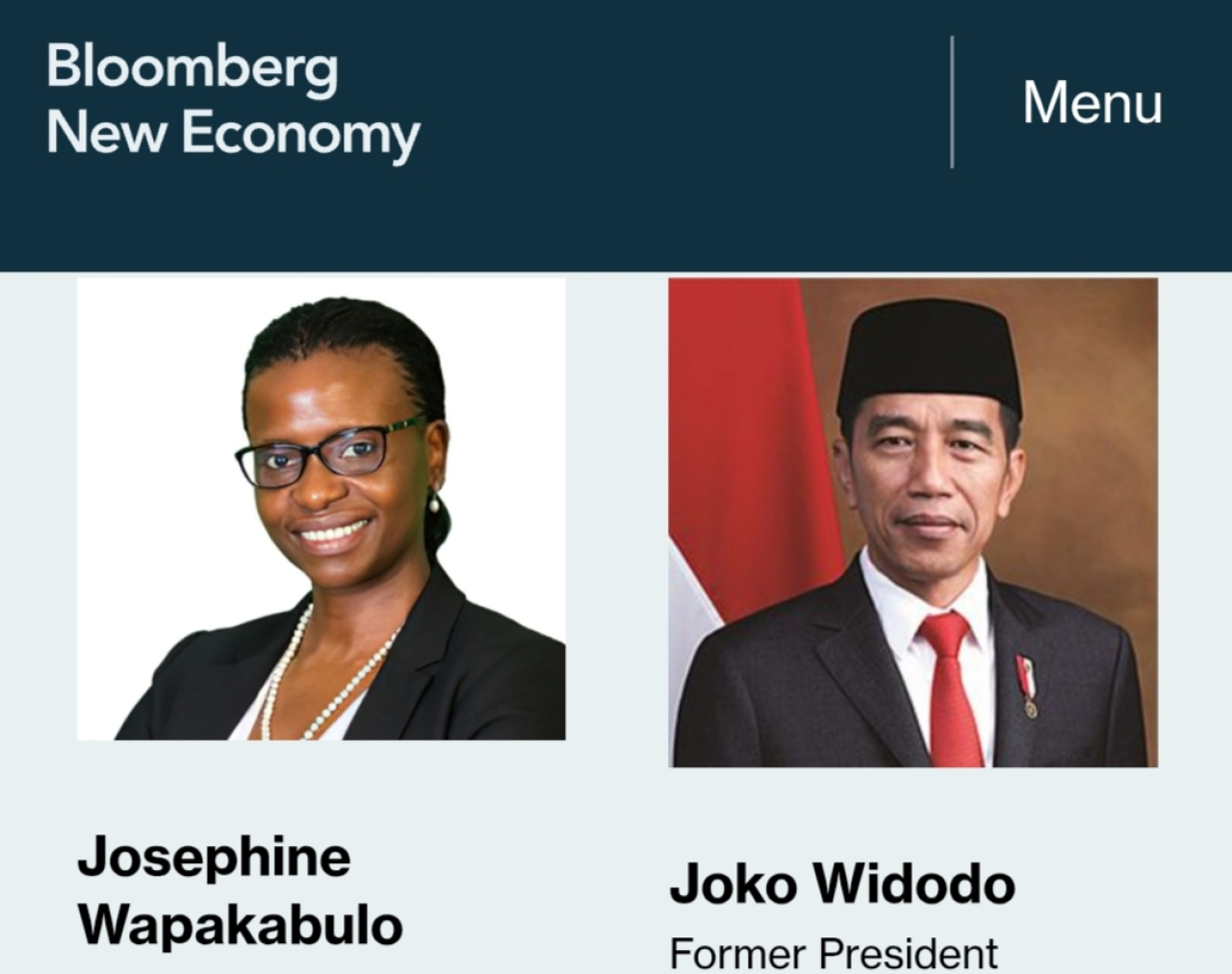 Jokowi Jadi Dewan Penasihat Bloomberg New Economy