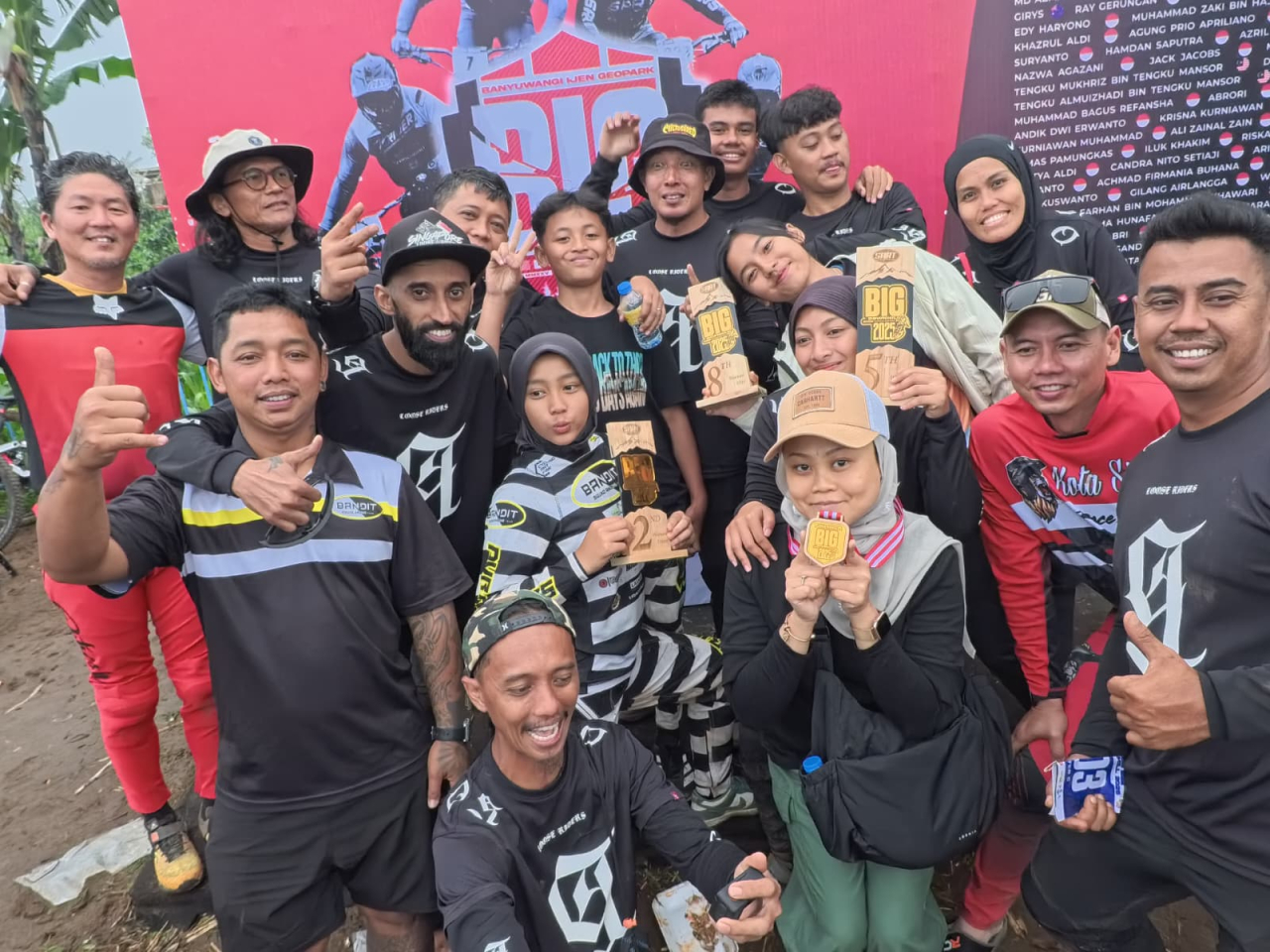 Bandit Squad Racing Ramaikan Gelaran Big Downhill 2025 Banyuwangi