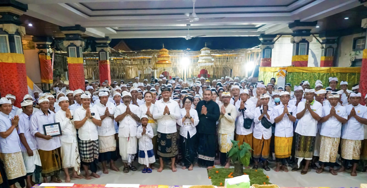 Wabup Badung Hadiri Karya Ngenteg Linggih di Banjar Sengguan Pasekan Sading