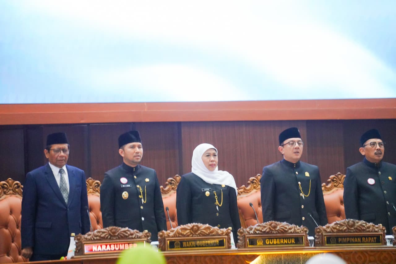 Sidang Paripurna Istimewa HUT ke-80 Jatim, Hadirkan Narasumber Prof Mahfud MD