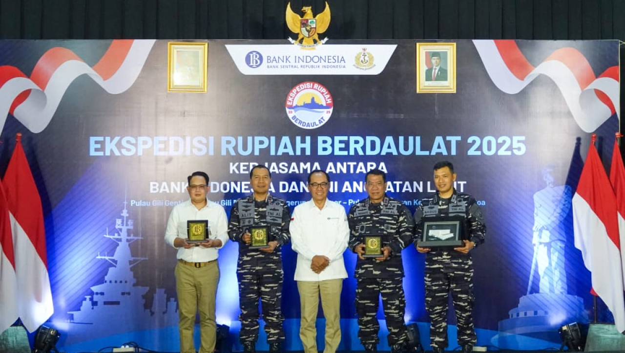Ekspedisi Rupiah Berdaulat 2025 Bersama BI dan TNI AL, Sekdaprov Adhy Teguhkan Kolaborasi Jatim Tangguh Terus Bertumbuh