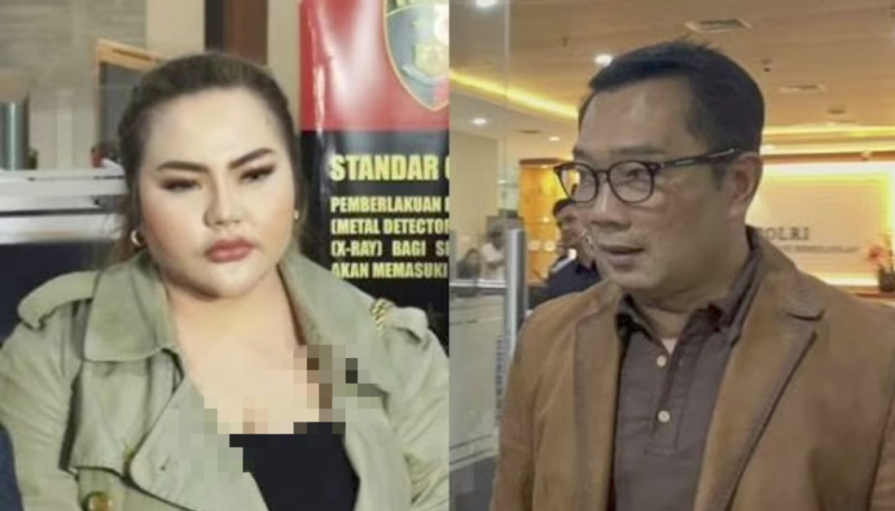 Lisa Mariana Tunda Pemeriksaan sebagai Tersangka Kasus Ridwan Kamil