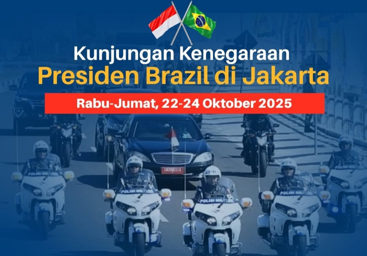 Rekayasa Lalu Lintas Kunjungan Kenegaraan Presiden Brasil 3 Hari di Jakarta