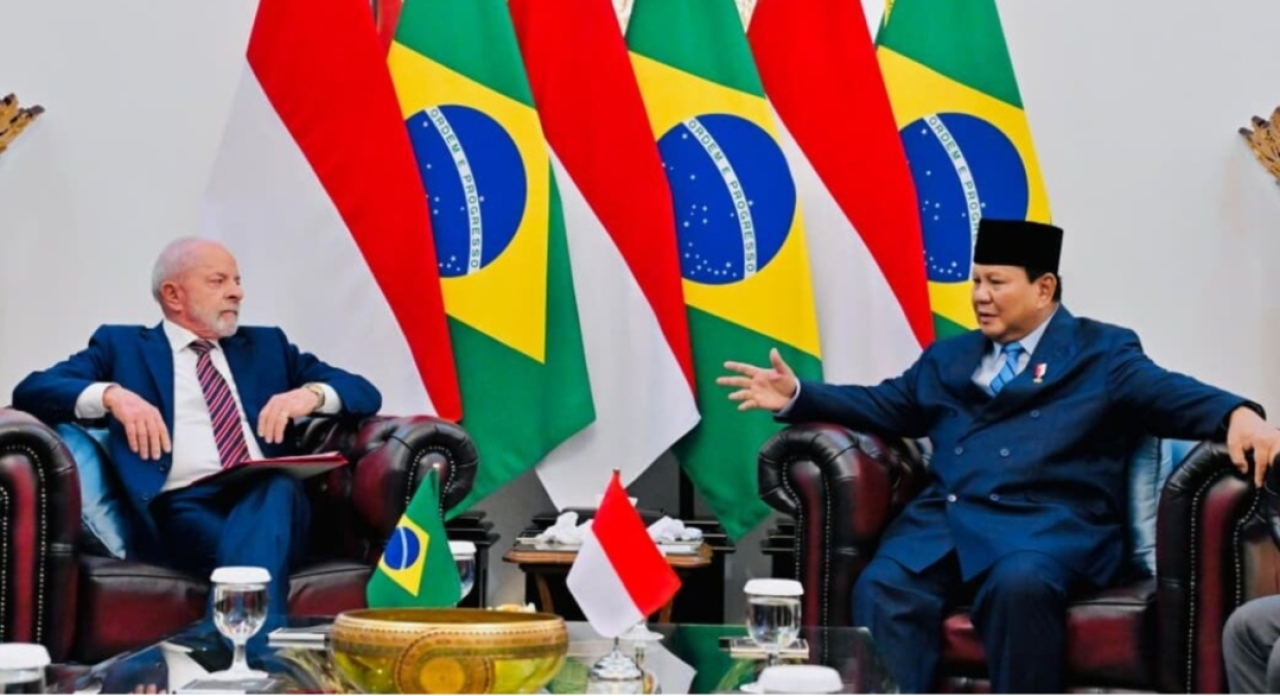 Presiden Prabowo dan Presiden Lula da Silva Bahas Penguatan Kemitraan Strategis Indonesia–Brasil