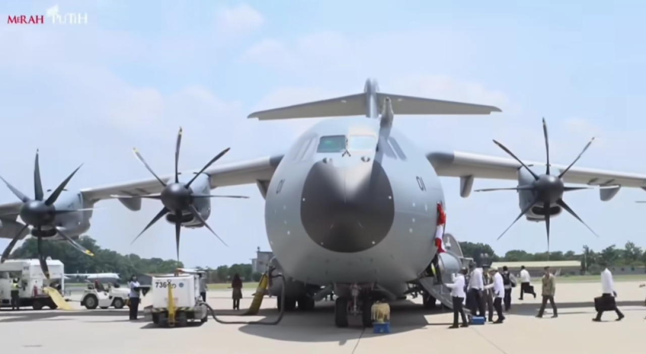 Pesawat Airbus A400M. (Foto: Setpres)