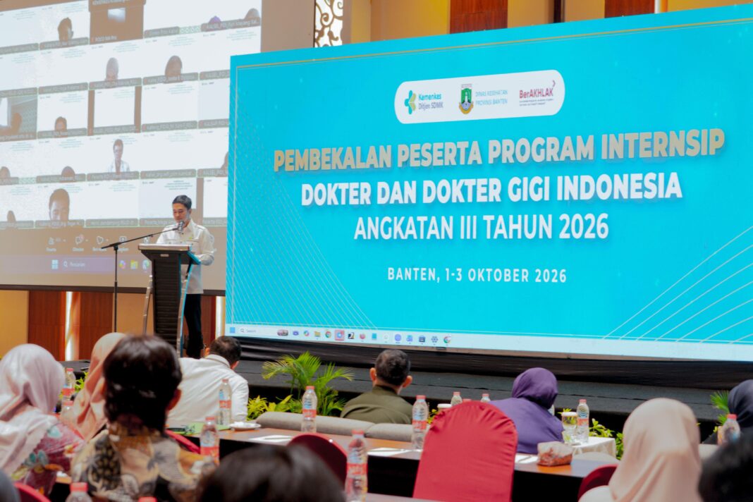 Pembekalan dokter internsip Kemenkes Angkatan III 2026 di Banten